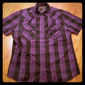Tony Hawk - men's button down short sleeve shirt
